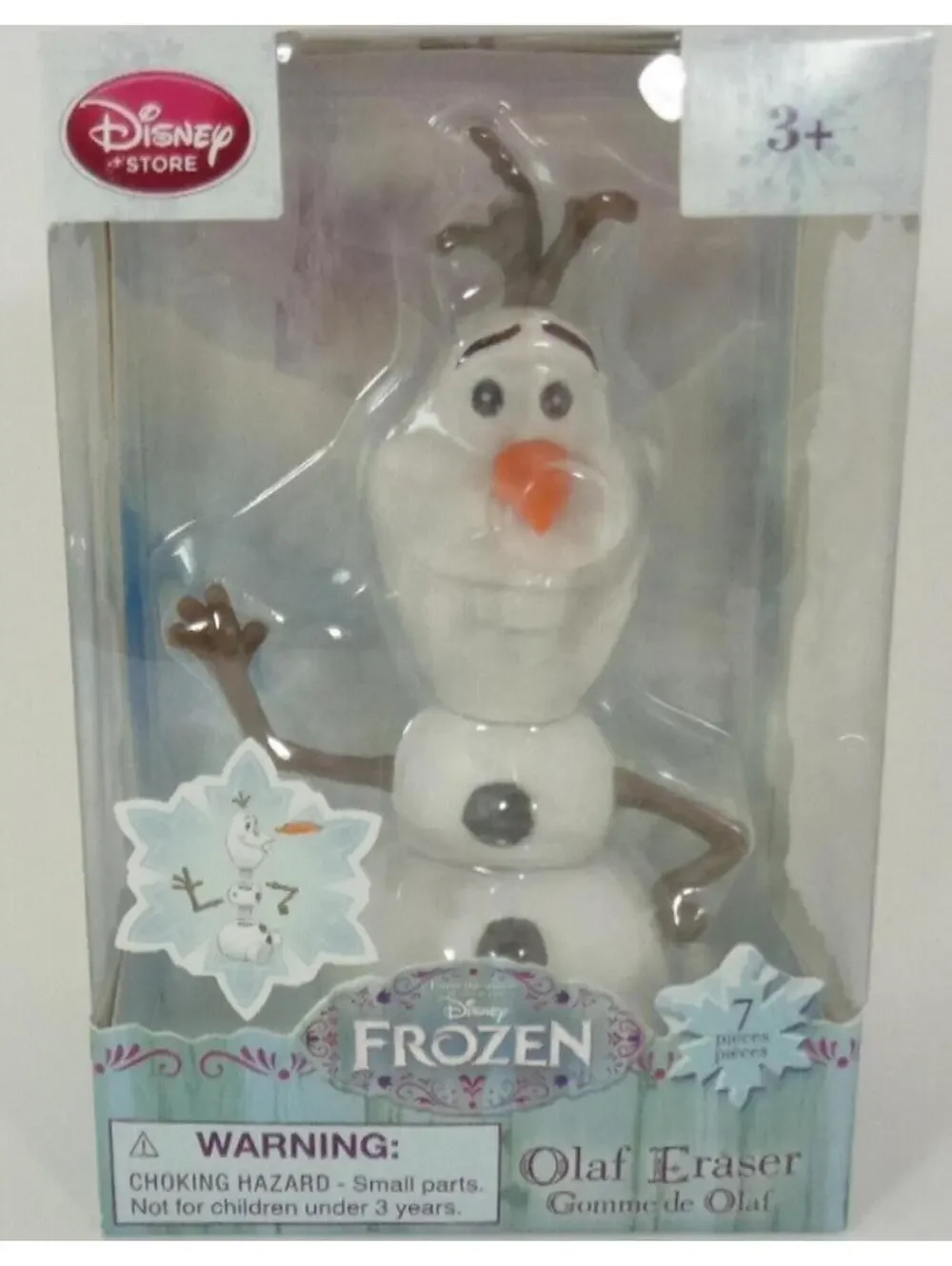 Disney Theme Parks Frozen Olaf Eraser Snowman Figure